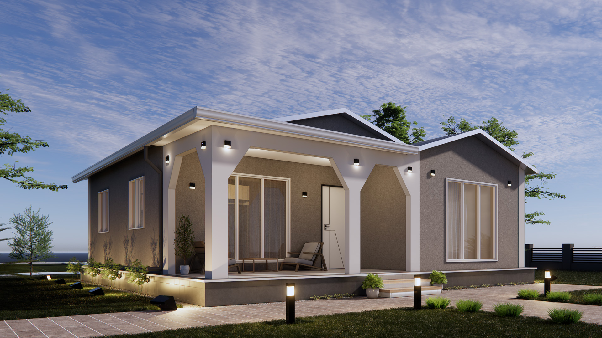 90 m2 Çelik Ev Modeli ve Fiyatı