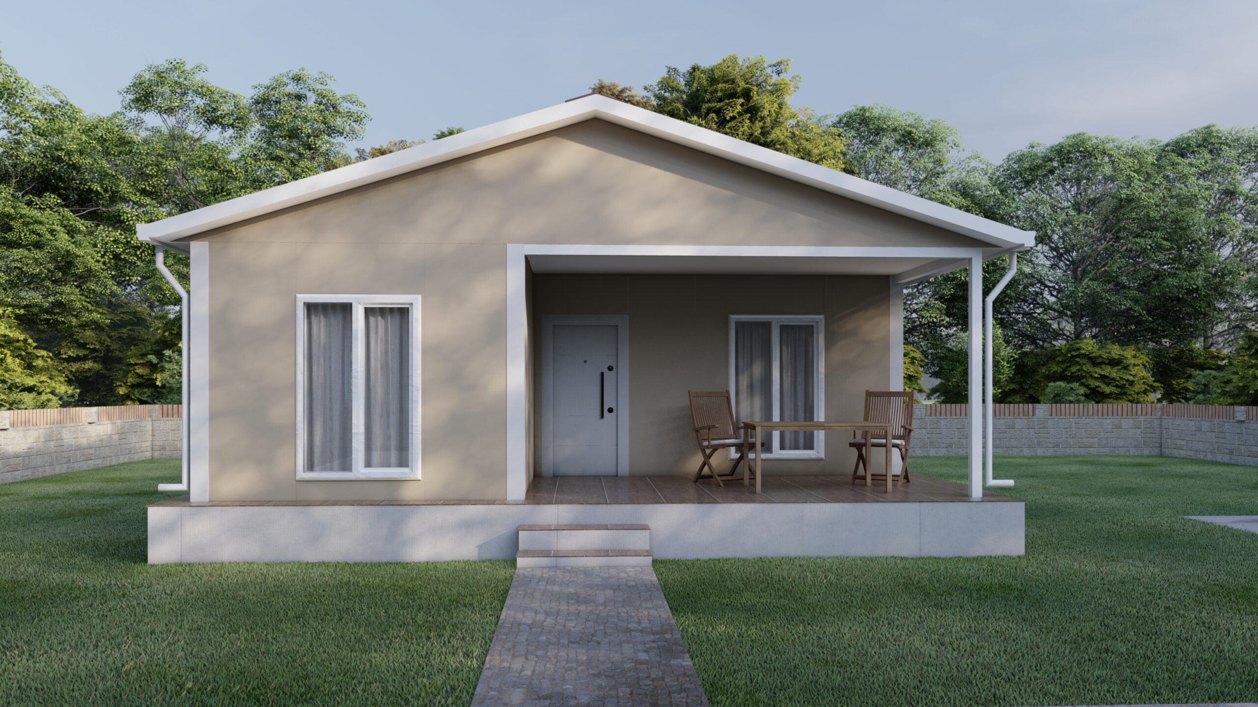 60 m2 Prefabrik Ev Modeli Pr-60