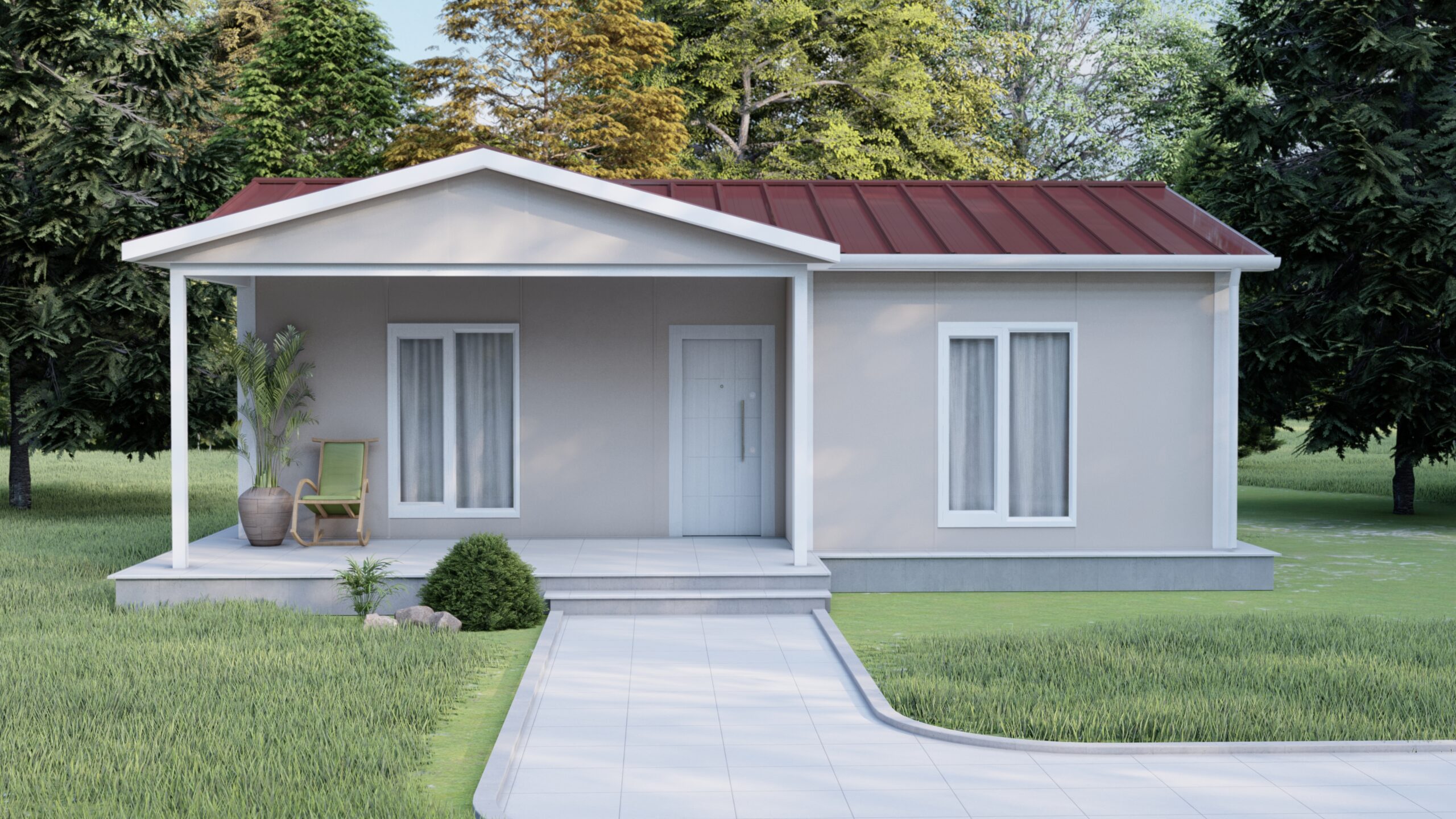 74 m2 Prefabrik Ev – Manisa ve İzmir'de Prefabrik Ev