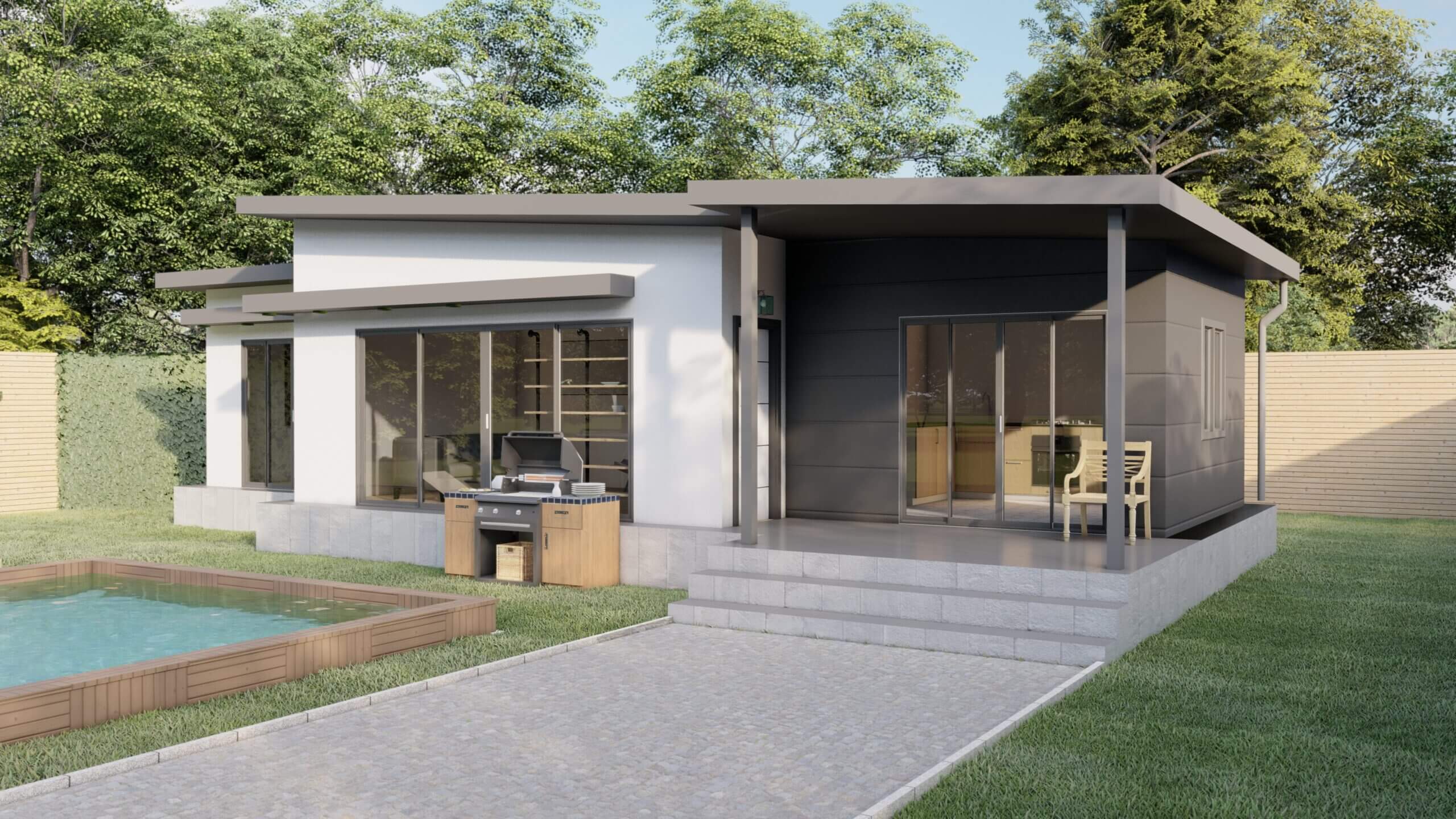 100 m2 Çelik Ev Manisa ve İzmir’de Prefabrik Ev Lüks Çelik Ev