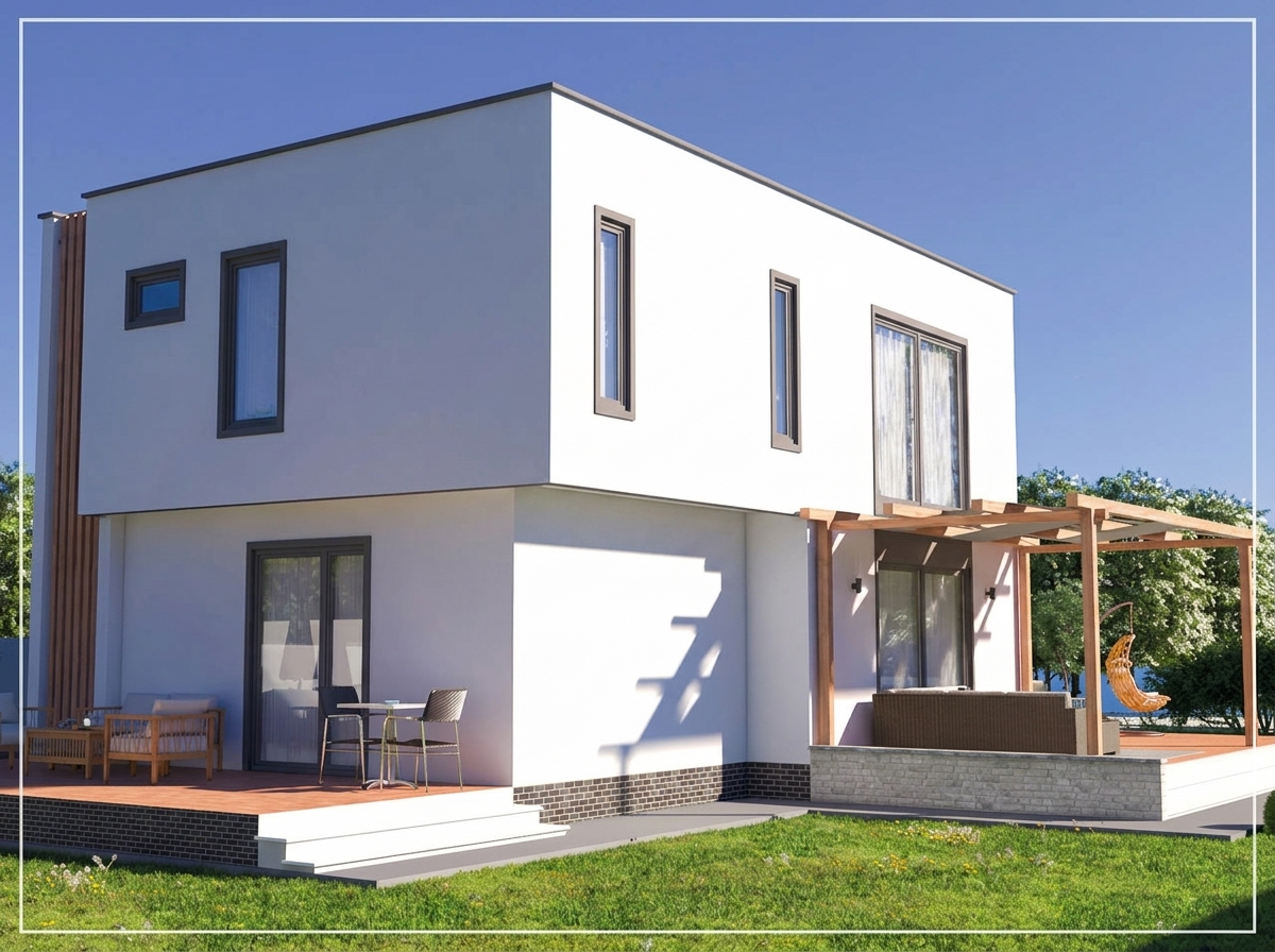 143 m2 Çelik Ev Modelleri ve Özellikleri | Sekiz Prefabrik
