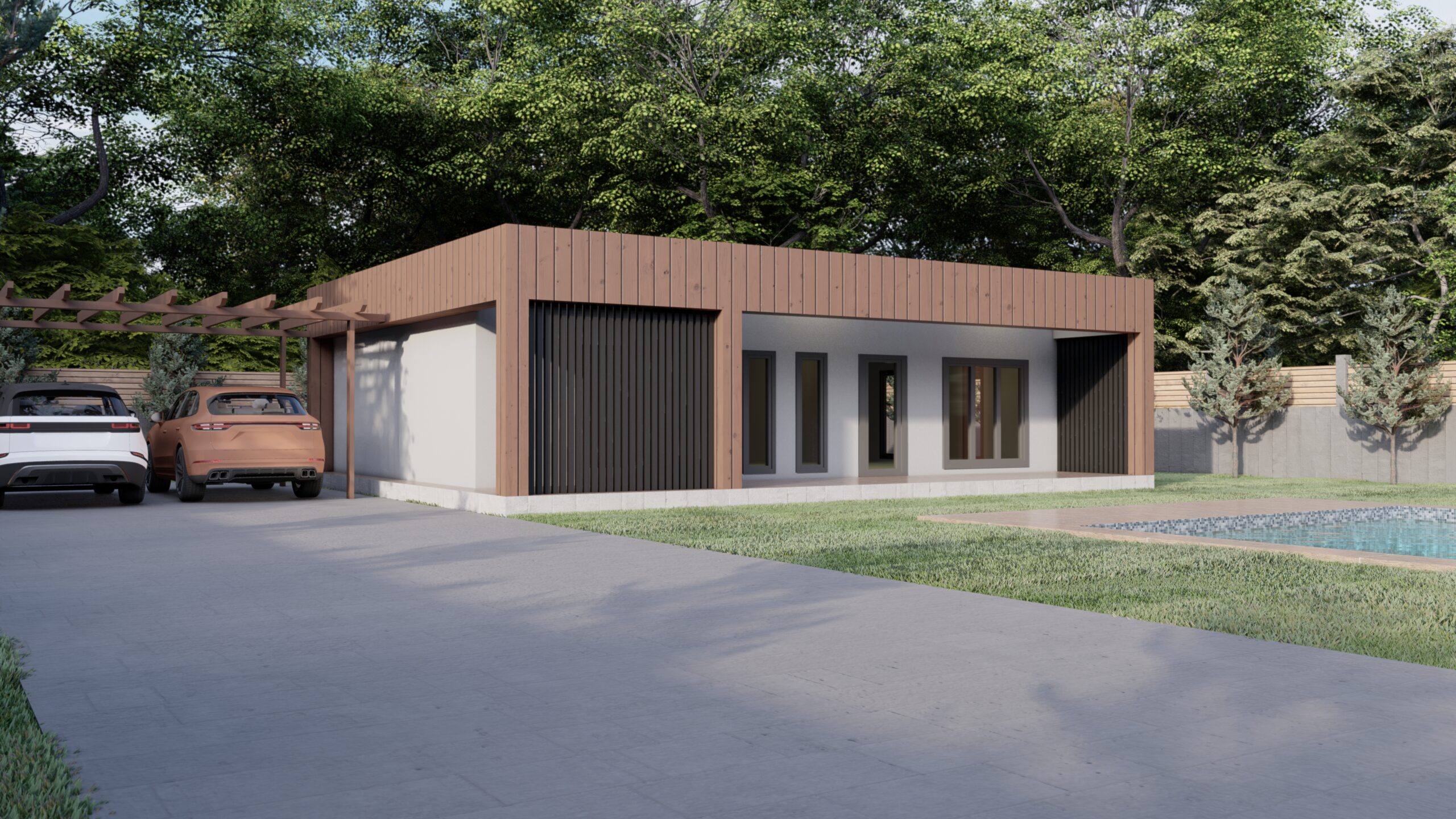 128 m² Tek Kat Çelik Ev (SS-1128) | Sekiz Prefabrik İzmir & Manisa