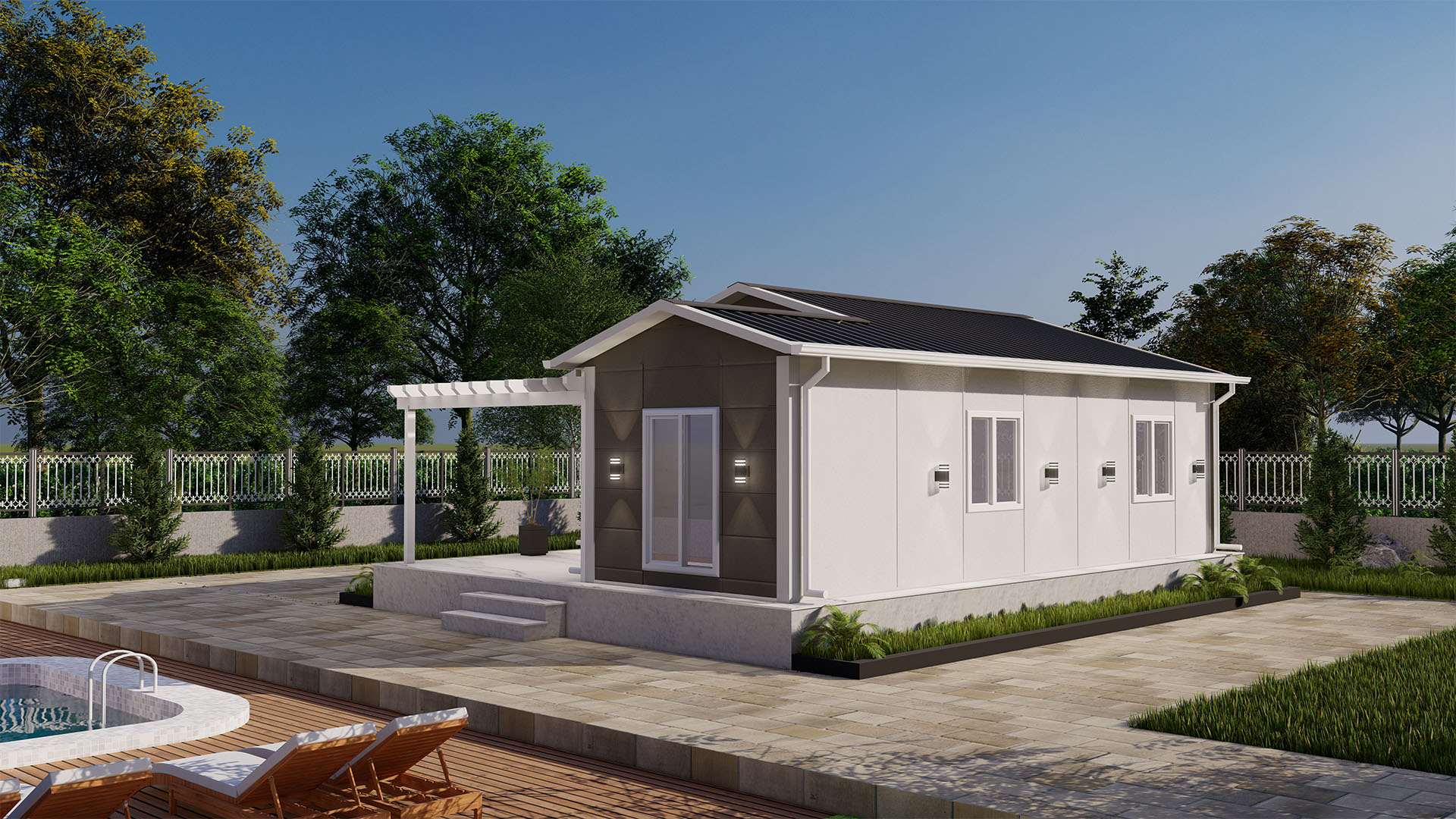 70 m² Tek Kat Prefabrik (PS-1070) | Sekiz Prefabrik İzmir & Manisa