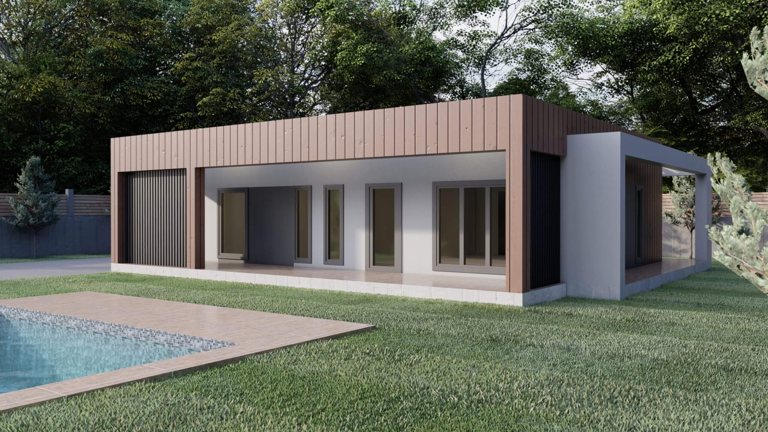 128 m² Tek Kat Çelik Ev (SS-1128) | Sekiz Prefabrik İzmir & Manisa