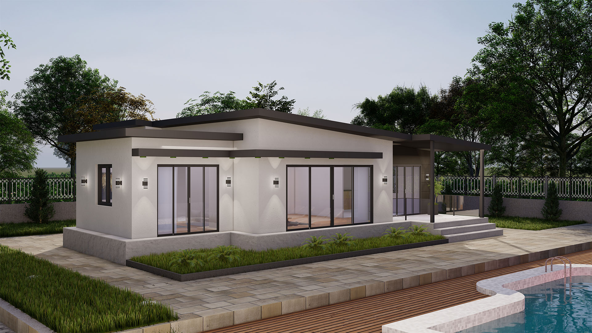 99 m² Tek Kat Prefabrik (PS-1099) | Sekiz Prefabrik İzmir & Manisa