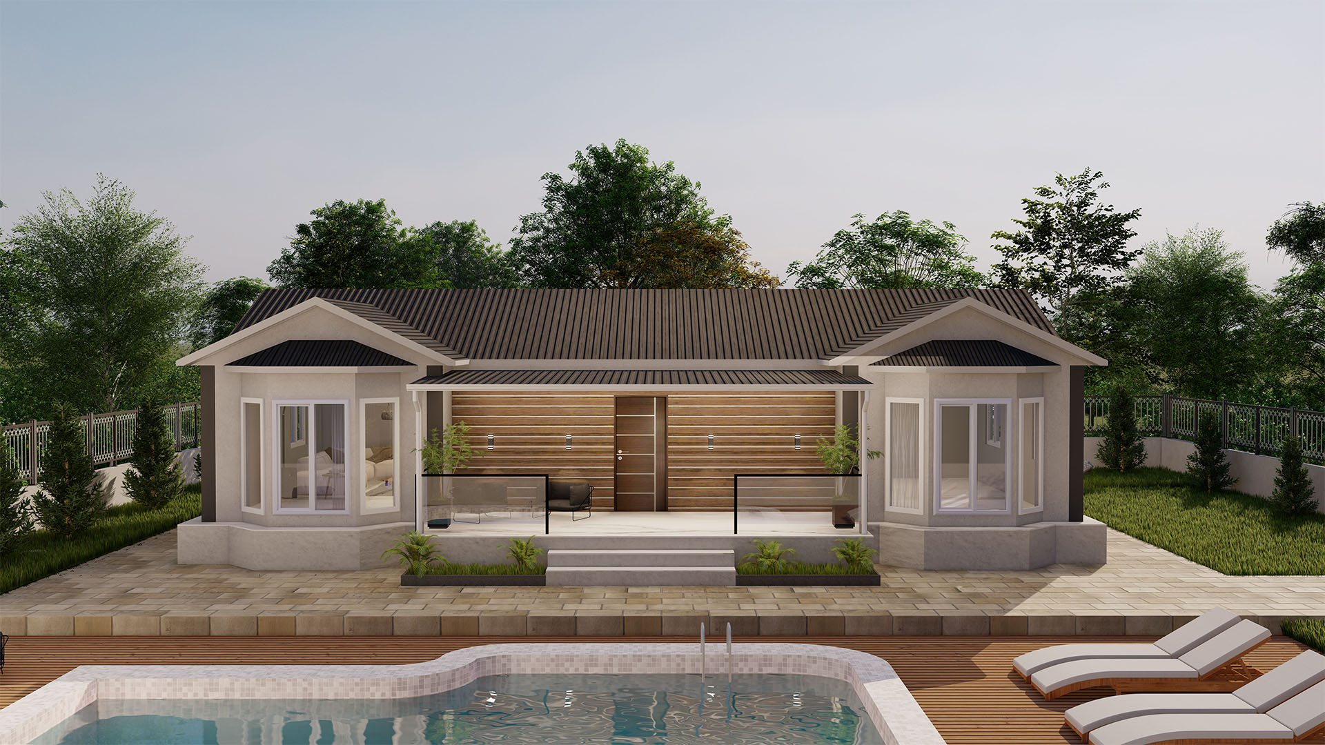 112 m² Tek Kat Prefabrik (PS-1112) | Sekiz Prefabrik İzmir & Manisa