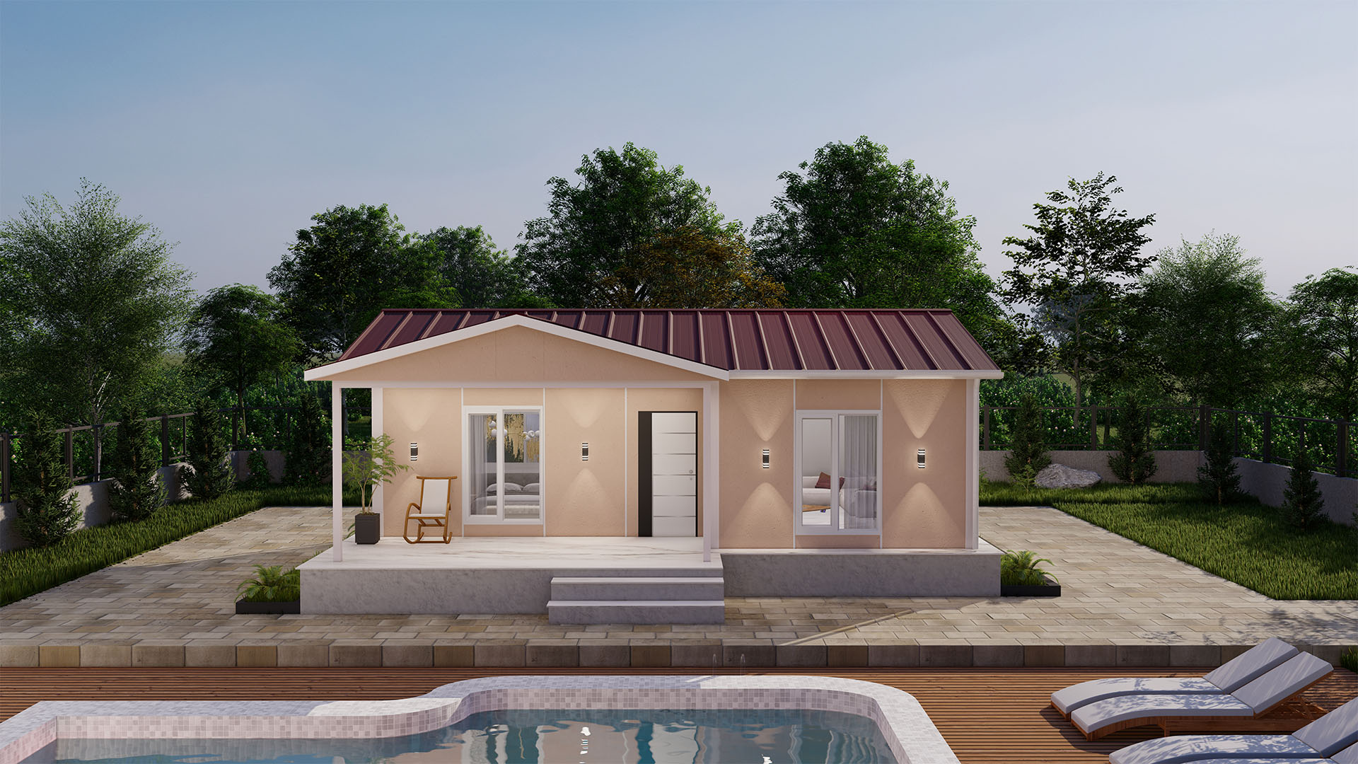 74 m² Tek Kat Prefabrik (PS-1074) | Sekiz Prefabrik İzmir & Manisa