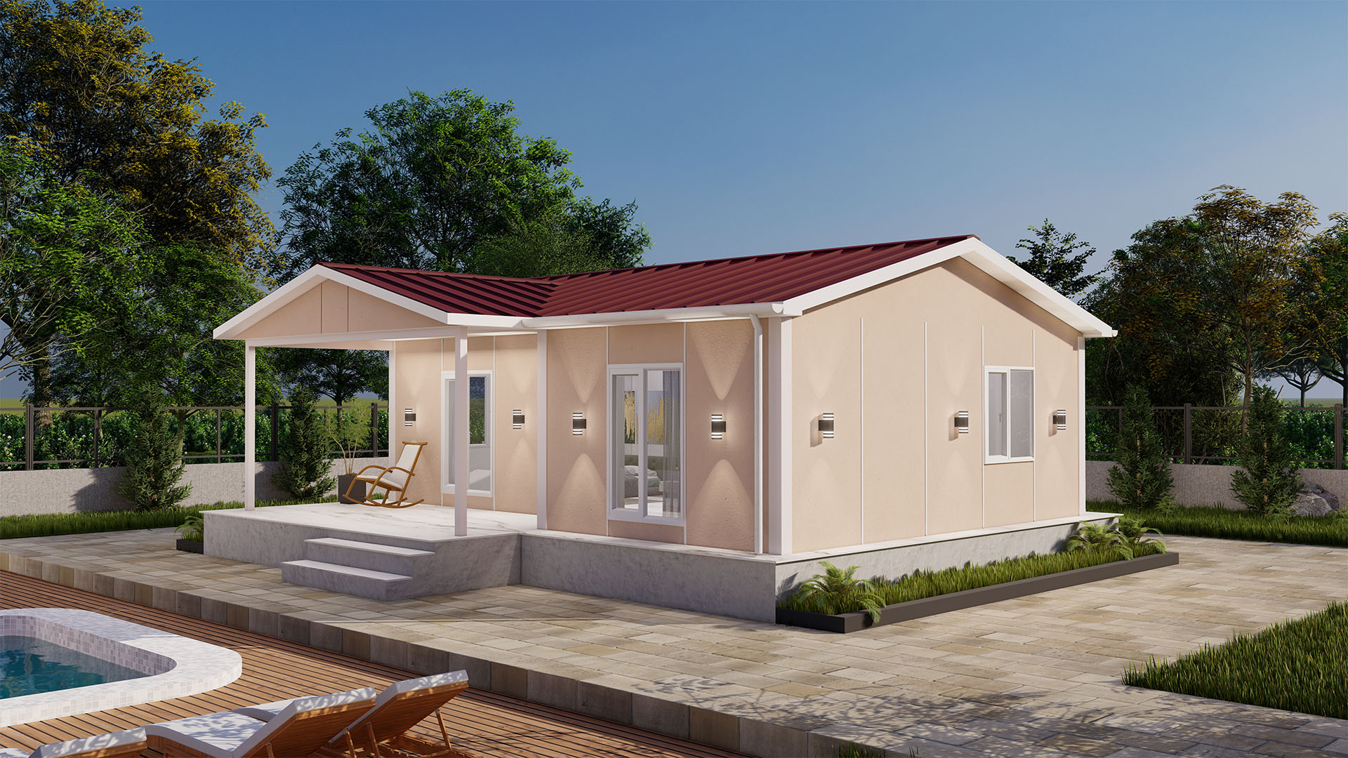 74 m² Tek Kat Prefabrik (PS-1074) | Sekiz Prefabrik İzmir & Manisa