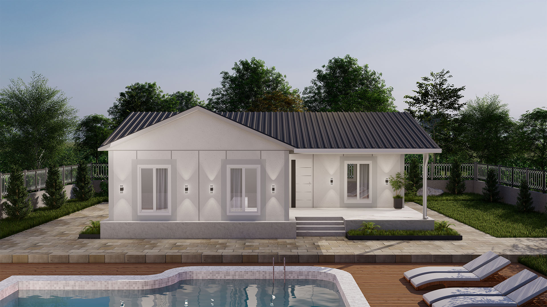 92 m² Tek Kat Prefabrik (PS-1092) | Sekiz Prefabrik İzmir & Manisa