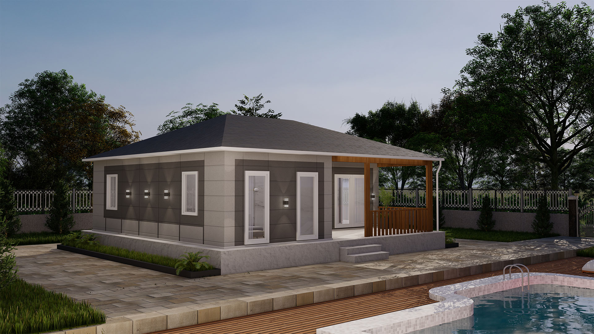 76 m² Tek Kat Prefabrik (PS-1076) | Sekiz Prefabrik İzmir & Manisa