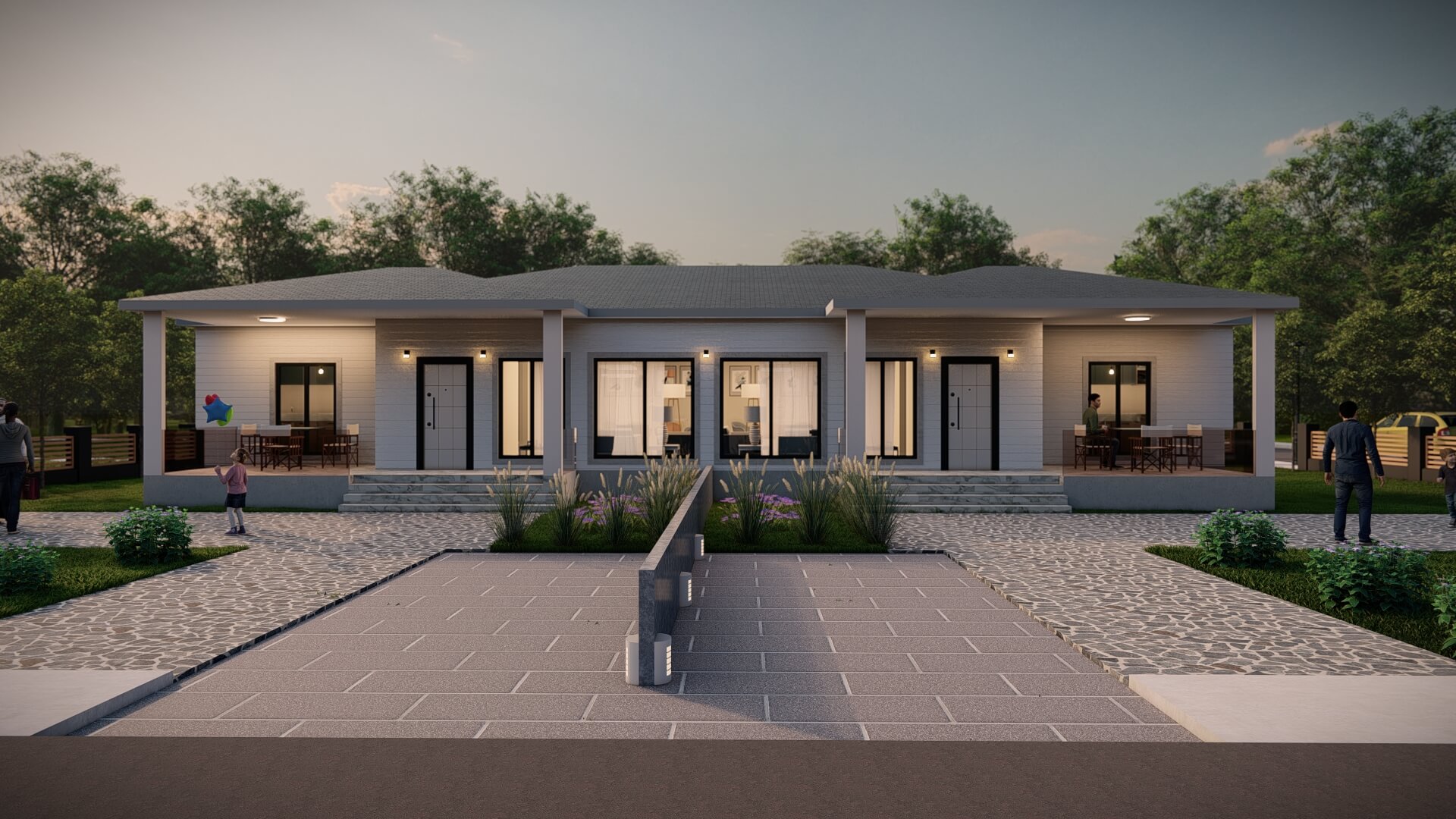 174 m² Tek Kat Çelik Ev (SS-1174) | Sekiz Prefabrik İzmir & Manisa