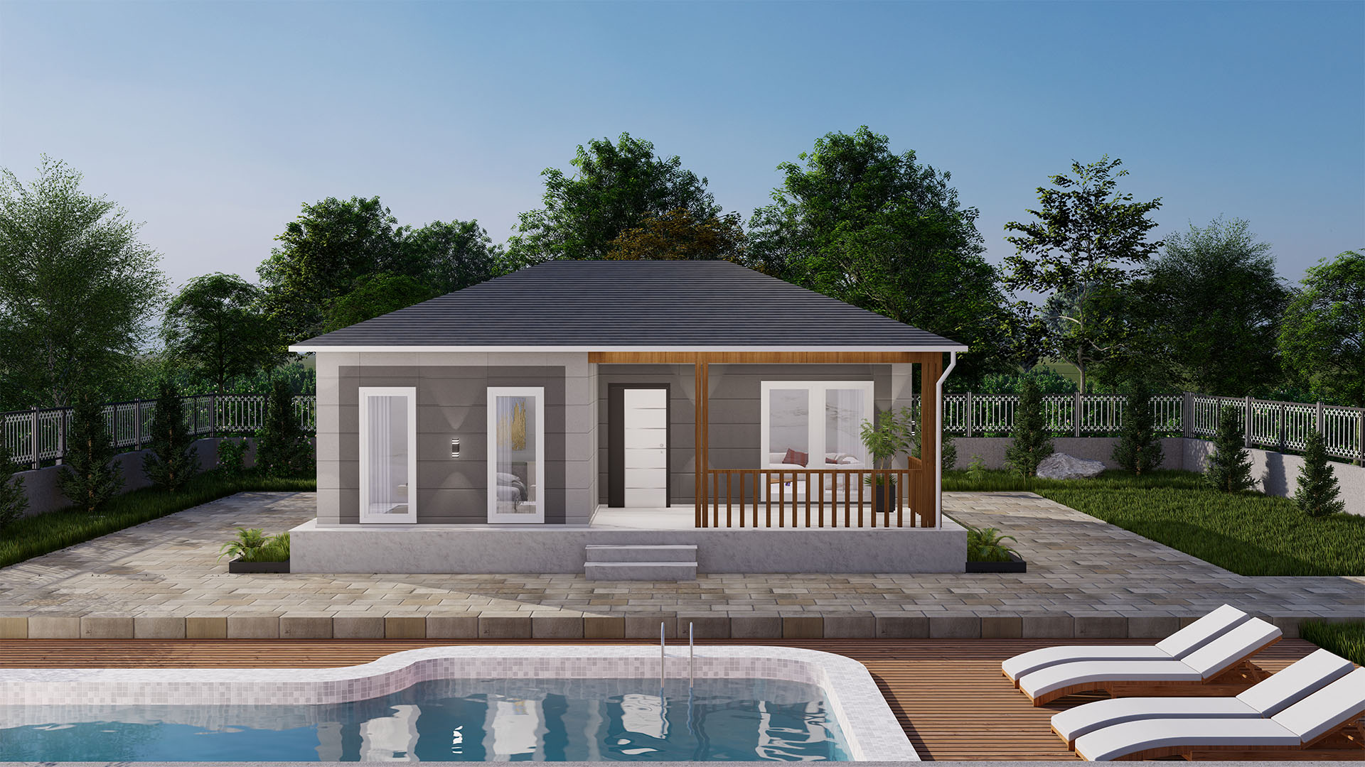 76 m² Tek Kat Prefabrik (PS-1076) | Sekiz Prefabrik İzmir & Manisa