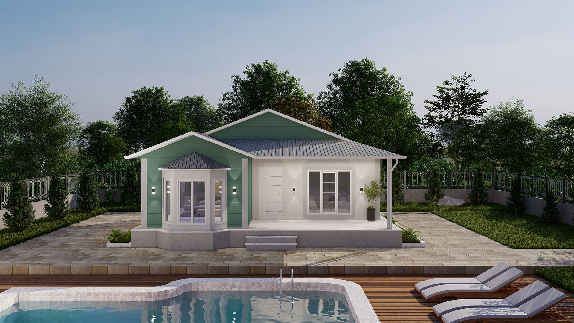 82 m² Tek Kat Prefabrik (PS-1082) | Sekiz Prefabrik İzmir & Manisa