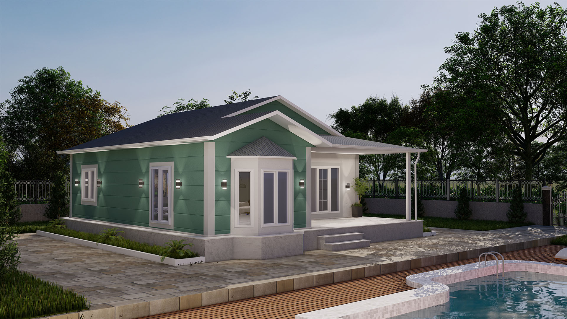 82 m² Tek Kat Prefabrik (PS-1082) | Sekiz Prefabrik İzmir & Manisa