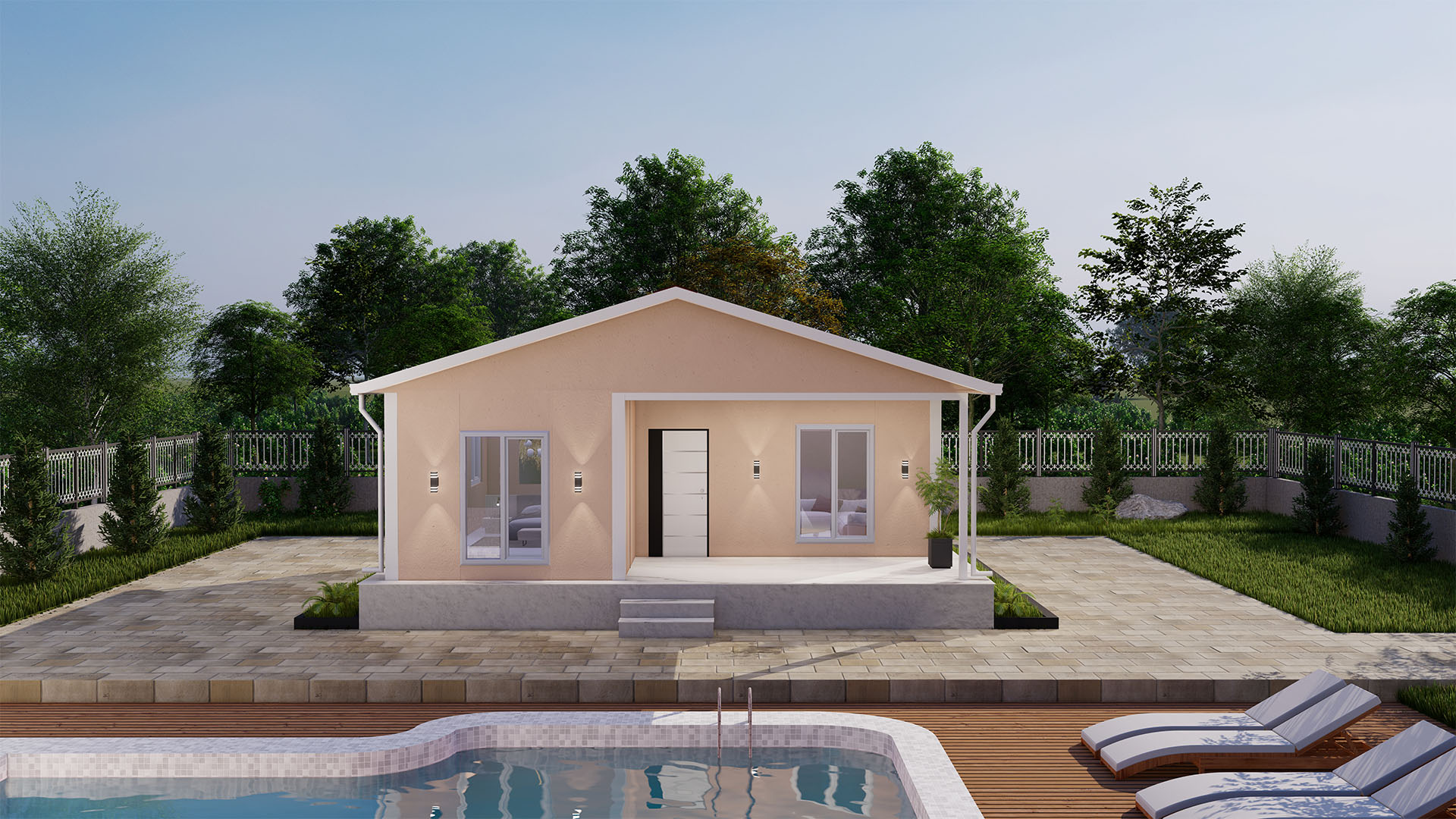 60 m² Tek Kat Prefabrik (PS-1060) | Sekiz Prefabrik İzmir & Manisa