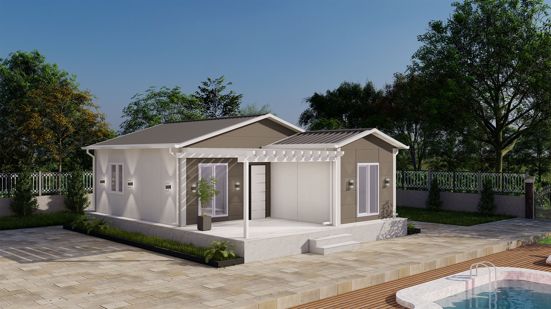 70 m² Tek Kat Prefabrik (PS-1070) | Sekiz Prefabrik İzmir & Manisa