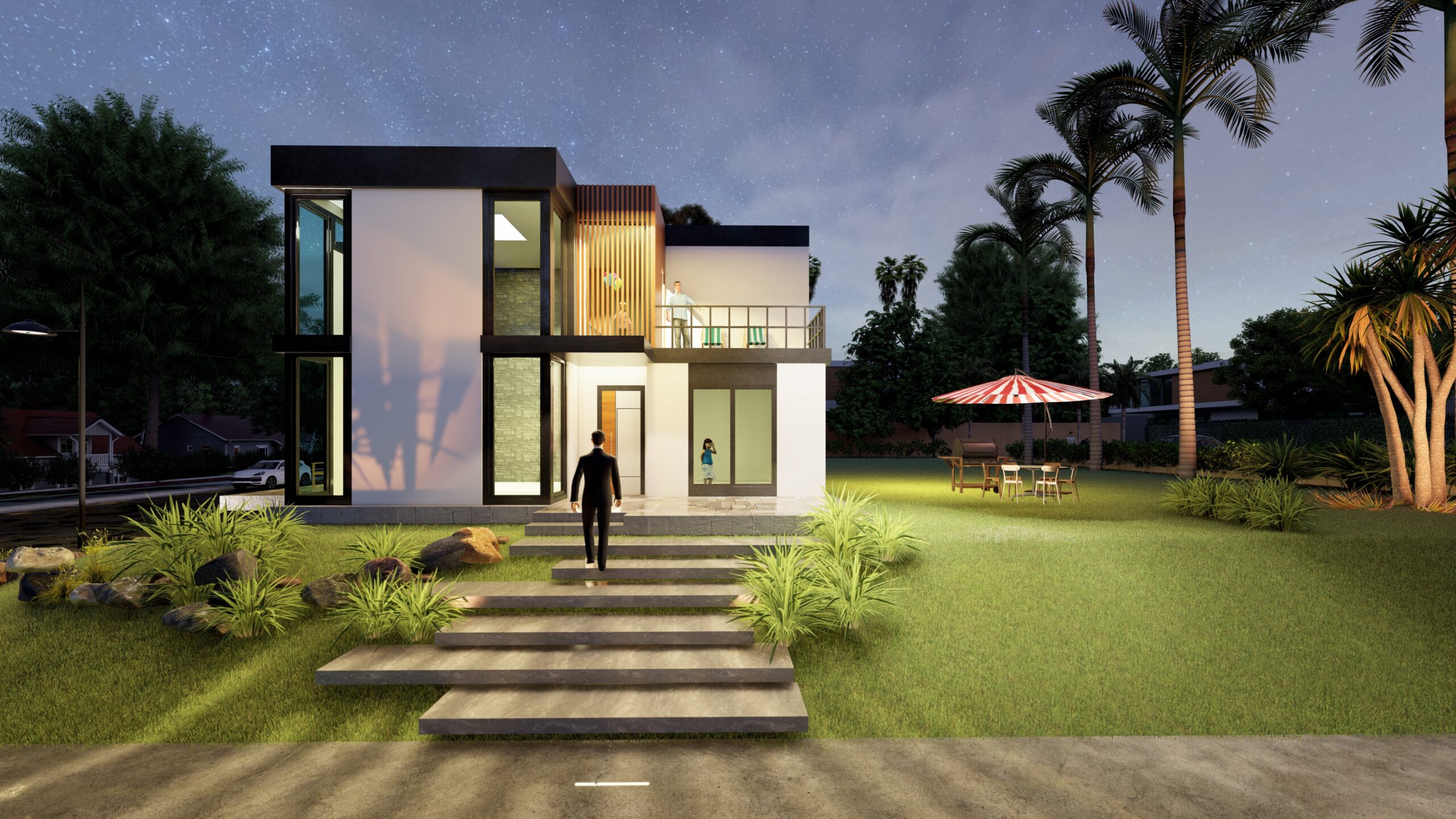 174 m² Çift Katlı Çelik Ev (SD-2174) | Sekiz Prefabrik İzmir & Manisa
