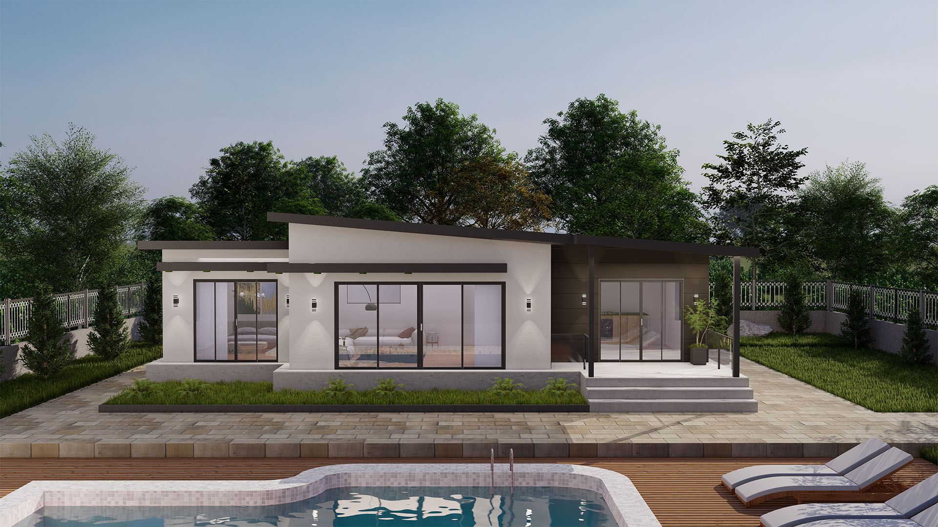 99 m² Tek Kat Prefabrik (PS-1099) | Sekiz Prefabrik İzmir & Manisa