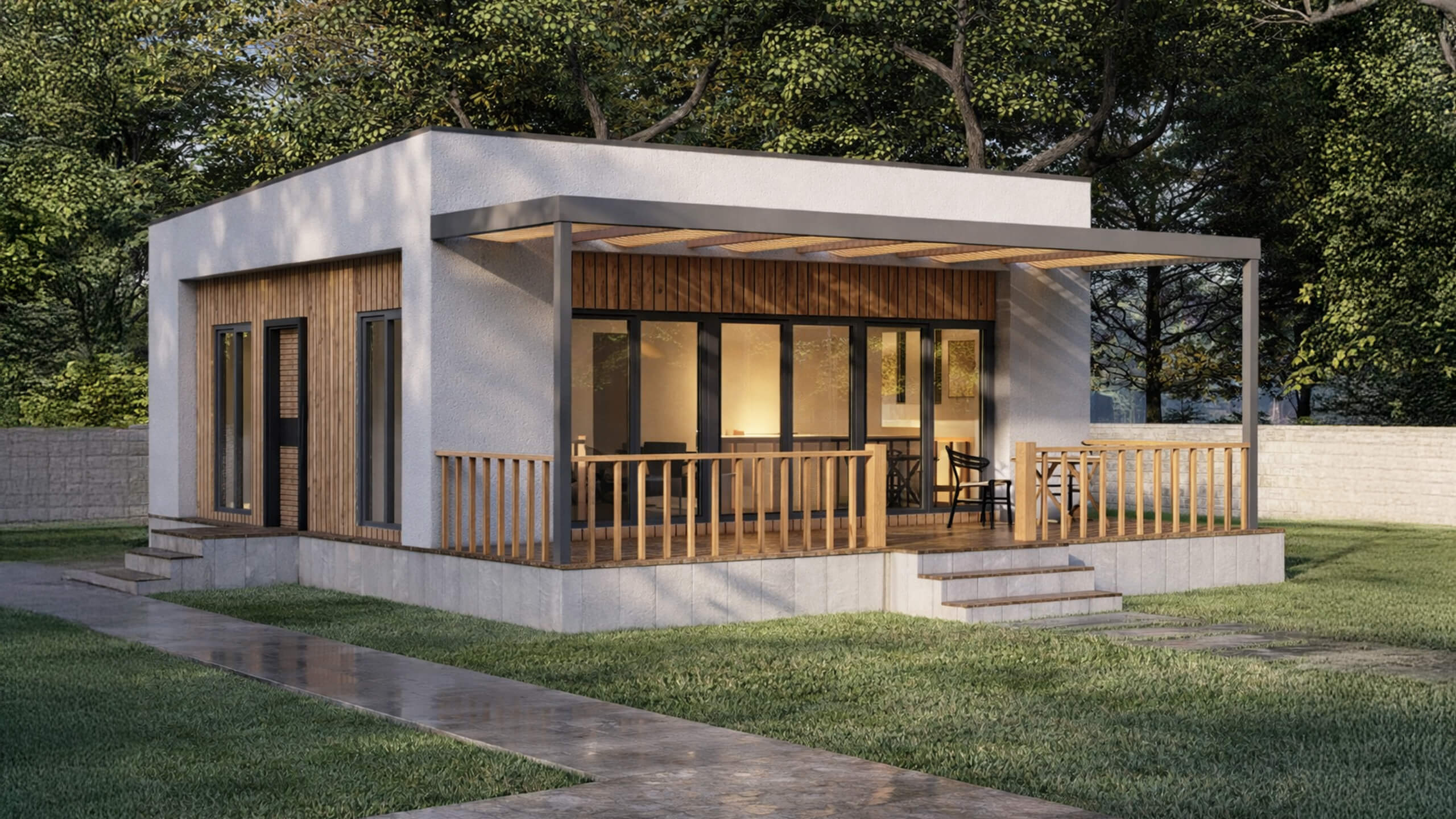 82 m² Tek Kat Çelik Ev (SS-1082) | Sekiz Prefabrik İzmir & Manisa